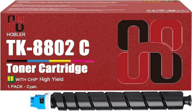 Main image of Ennovor VERIMP TK8802 Toner Cartridges Compatible for Kyocera TK-8802K TK-8802C TK-8802M TK-8802Y Toner Cartridge Work for Kyocera Ecosys P8060cdn Printer 1 Cyan Pack