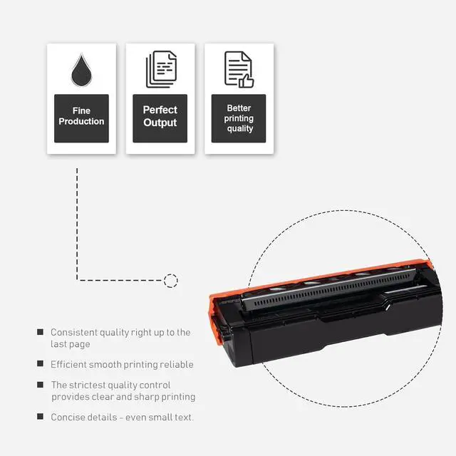 Alt view image 6 of 6 - Ennovor SP C250 C261 Cyan Toner Cartridge (1-Pack) - Bispe SP C250 407540 Toner Cartridge Replacement for Ricoh SP C250DN C250SF C261DNw C261SFNw Printer