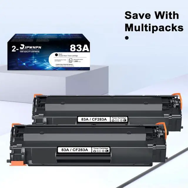 Alt view image 4 of 6 - Ennovor 83A(CF283A) Toner Cartridge Replacement for HP 83A CF283A Work with M125a M125nw M125rnw M127fw M127fn M127fp M127fs M225dw M225dn M201dw M201n Printer2-PackBlack