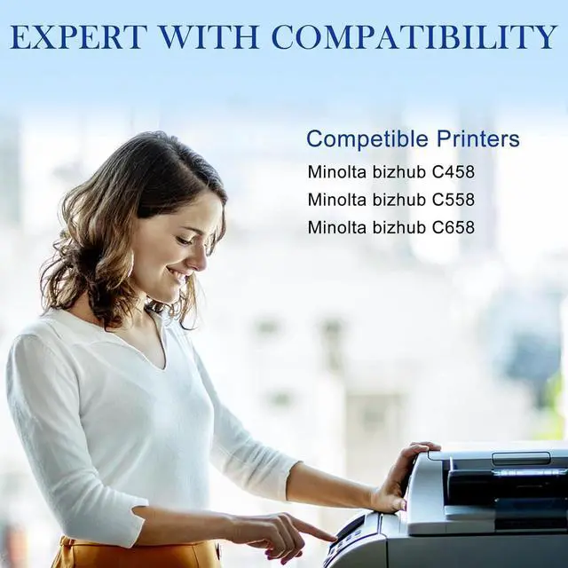 Alt view image 2 of 6 - Ennovor TN514K TN514 TN512 TN513 TN515 TN516 TN324 TN326 (A9E8130) Black Toner Cartridge Compatible for Konica Minolta bizhub C458 C558 C658 Printers (28,500 Pages, 2 Black)