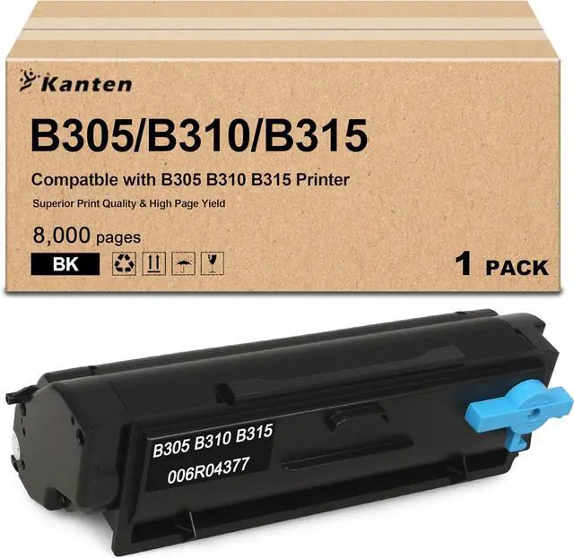 Main image of Ennovor KANTEN B305 B310 B315 Black Toner Cartridge 006R04376 Compatble with B305 B310 B315 Printer (3,000 Pages)