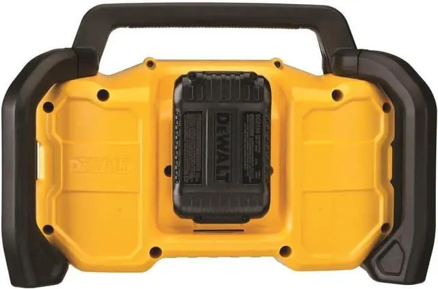 Alt view image 4 of 7 - DEWALT 12V/20V MAX Portable Bluetooth Radio, Cordless, 100 ft Range, 3.5 Subwoofers, Jobsite (DCR028B)