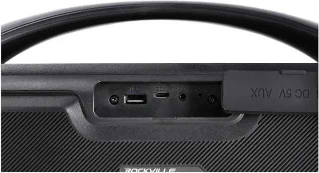 Alt view image 4 of 7 - Rockville (2) GO Party MAX BASS Portable LED Bluetooth Speakers w/Wireless Link