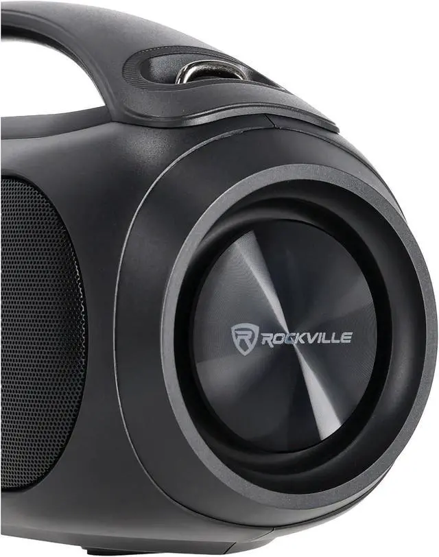 Alt view image 6 of 7 - Rockville (2) GO Party MAX BASS Portable LED Bluetooth Speakers w/Wireless Link