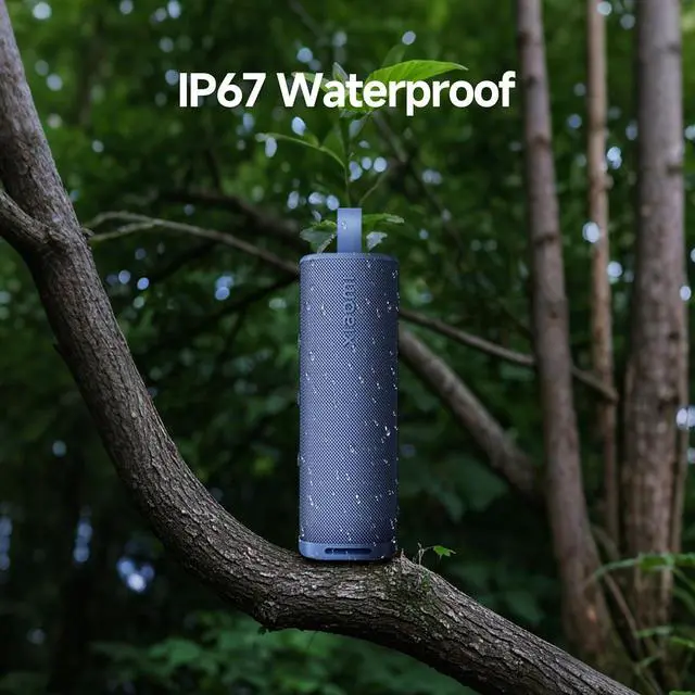 Alt view image 6 of 7 - Xiaomi Portable Bluetooth Speaker Bluetooth 5.4, IP67 Wireless Speaker Waterproof with 12 Hours Playback Time, Supports TWS Connection (Blue)