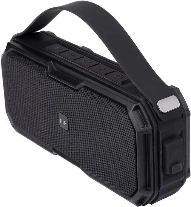 Alt view image 3 of 5 - Monoprice Harmony Boombox Portable Bluetooth Speaker | Waterproof, TWS, Wireless Connectivity Up to 32 Feet, Builtin Microphone for Voice Calls, for Home, Outdoor, Travel