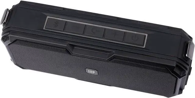 Alt view image 5 of 5 - Monoprice Harmony Boombox Portable Bluetooth Speaker | Waterproof, TWS, Wireless Connectivity Up to 32 Feet, Builtin Microphone for Voice Calls, for Home, Outdoor, Travel
