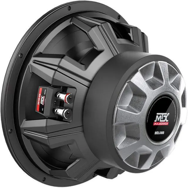 Alt view image 4 of 7 - Audiosavings Bundle: (1) MTX 5510-44 10" 800W Peak/400W RMS DVC 4-ohm Car Audio Subwoofer Sub Bundle with (1) Rockville ROCK ANYWHERE WaterProof Portable Bluetooth Speaker+TWS Stereo Linking (2 Items)