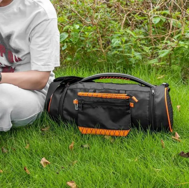 Alt view image 3 of 7 - Carrying Travel Case for JBL Boombox 3/ Boombox 2/Boombox- Powerful, Waterproof Bluetooth Boombox Speaker,Shoulder Strap with Two Side Covers Travel Carrying Pouch