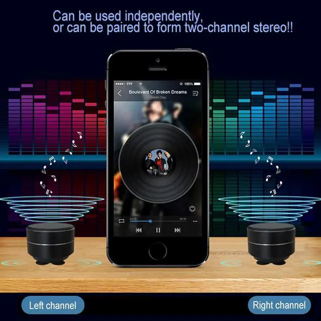 Alt view image 5 of 7 - Thumpy Speaker, Thumpy Mini Bone Conduction Bluetooth Speaker with Suction Cup, Mini Sleep Sound Machine Travel White Noise, Rechargeable Portable Wireless with Suction Cup, for Indoor (3pcs)