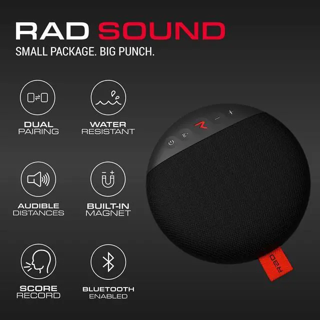 Alt view image 2 of 7 - Sound - GPS Bluetooth Golf Speaker with Super Strong Magnet to Attach to Golf Cart  IPX7 Waterproof  Dual Pairing syncs Two Speakers Together at The Same time