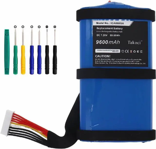 Main image of Replacement Battery for Boombox 3 Wireless Bluetooth Speaker,Fit Part no. ICA068GA 9600mAh