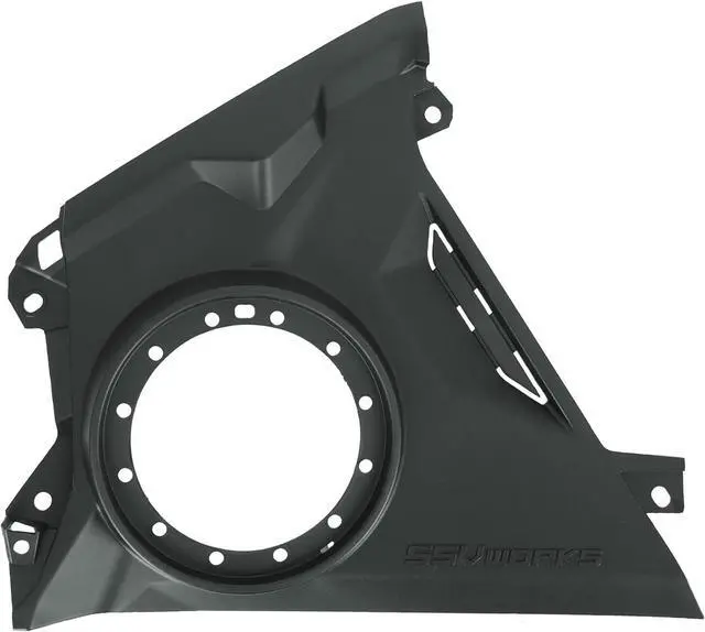 Alt view image 3 of 7 - Audiosavings Bundle: 240-MAVR-F65U 6.5 Front Dash Speaker Enclosure Pods Can-Am Maverick R Bundle with Rock Anywhere Waterproof Portable Bluetooth Speaker+TWS Stereo Linking (2 Items)