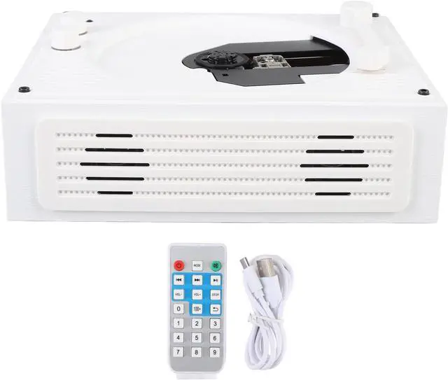 Alt view image 7 of 7 - VBESTLIFE CD Player Portable Bluetooth 5.0 Speaker, Immersive Stereo Sound, Remote Control, Support CD, CD R, and CD RW, for Home, Bedroom