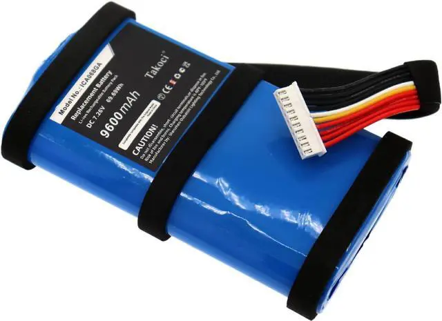 Alt view image 3 of 7 - Replacement Battery for Boombox 3 Wireless Bluetooth Speaker,Fit Part no. ICA068GA 9600mAh