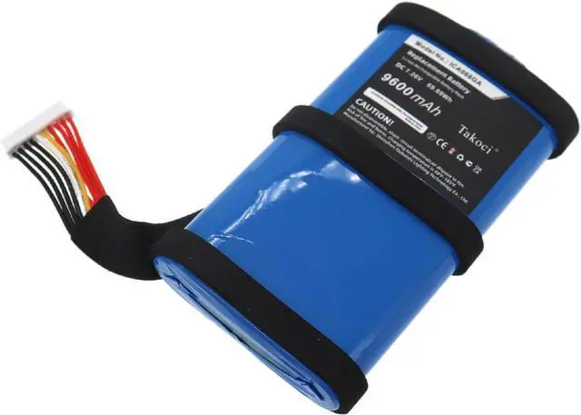 Alt view image 4 of 7 - Replacement Battery for Boombox 3 Wireless Bluetooth Speaker,Fit Part no. ICA068GA 9600mAh