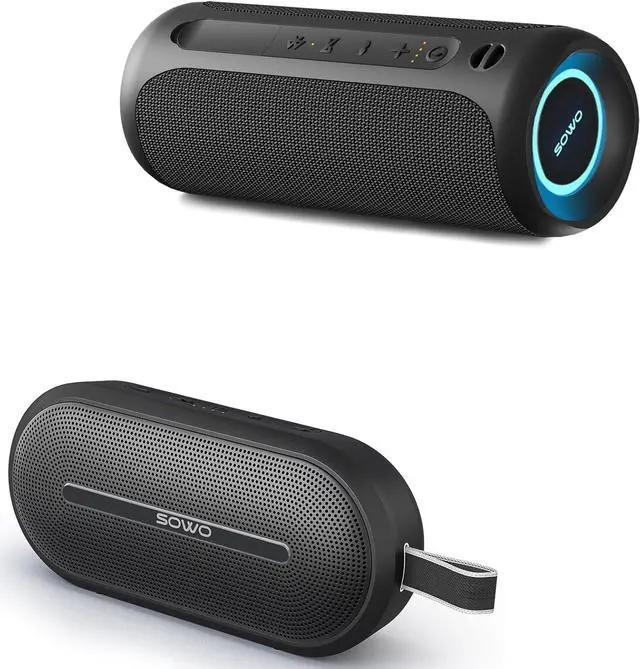 Main image of SOWO Portable Bluetooth Speaker - Wireless Speaker Waterproof with Partyboom Technology - 40W, Loud Clear Stereo Sound and Bass Boost - 16H Playtime for Outdoor, Camping and Travel Use