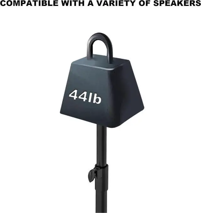 Alt view image 4 of 7 - All Metal Construction Stand for JBL Partybox,Height Adjustable Speaker Stand for JBL Partybox 100/110/120/310/320,Heavy Base Speaker Pole Stand(Stand only,No Speaker Included)