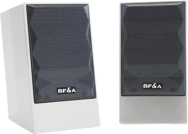 Main image of BF&A Bonfire Acoustic MM2B LAP TOP , DESK TOP PC Speaker(Silver)