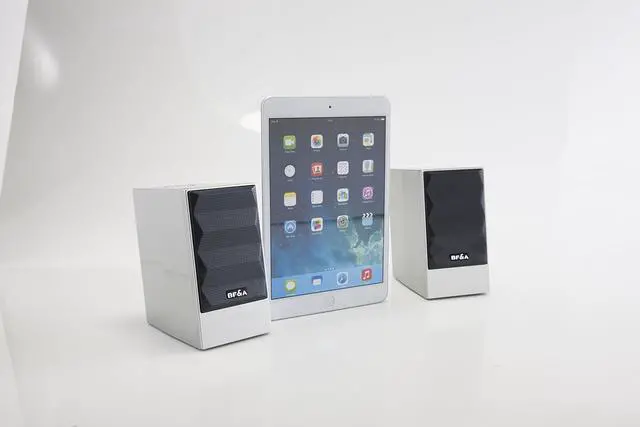 Alt view image 3 of 7 - BF&A Bonfire Acoustic MM2B LAP TOP , DESK TOP PC Speaker(Silver)