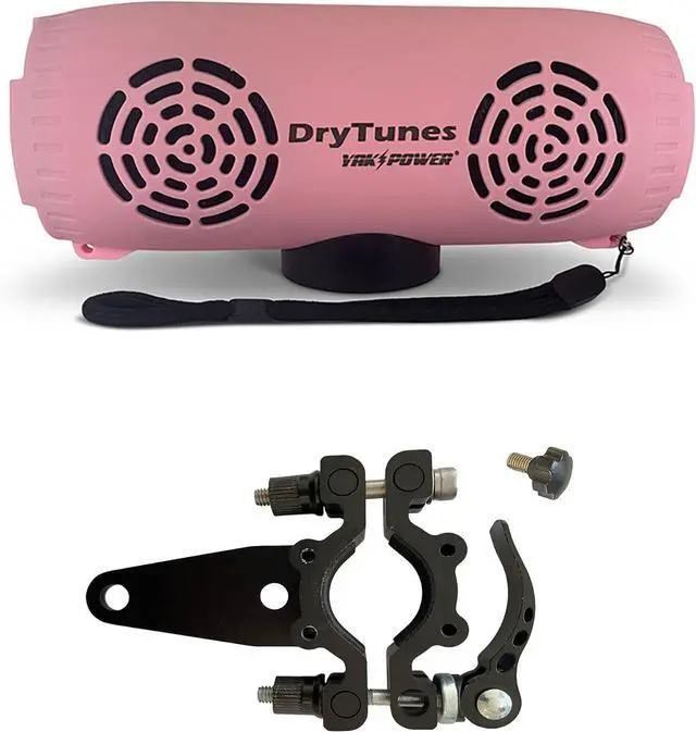 Main image of DryTunes | Outdoor | Portable | Waterproof (IP66) |Floating | Bluetooth Speaker Bundle | Party Button | Kayaks | Paddleboards | Home | Travel | Magnetic Base | Up to 40 hours playtime (Pink)