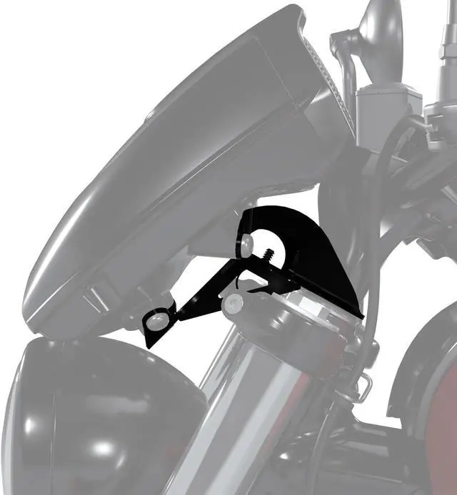 Alt view image 3 of 4 - Indian Motorcycle Powerband Audio Bluetooth Speaker Mount - Low, OEM Part 2891187