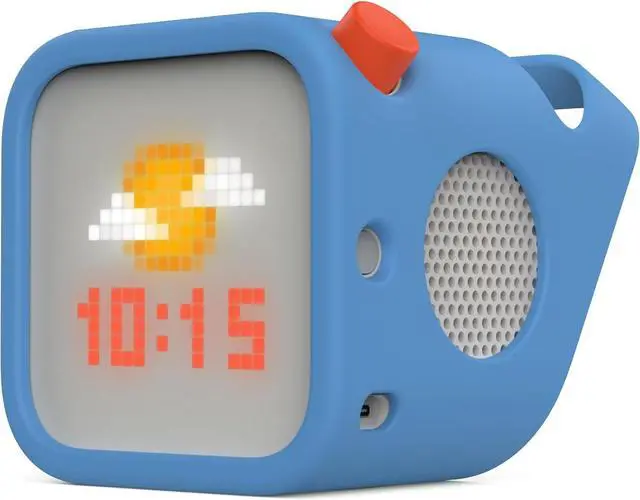 Main image of YOTO Player (3rd Gen.) + Adventure Jacket Blue Bird  Kids Bluetooth Audio Speaker, All-in-1 Screen-Free Device Plays Stories Music Podcasts Radio White Noise Thermometer Nightlight Ok-to-Wake Clock