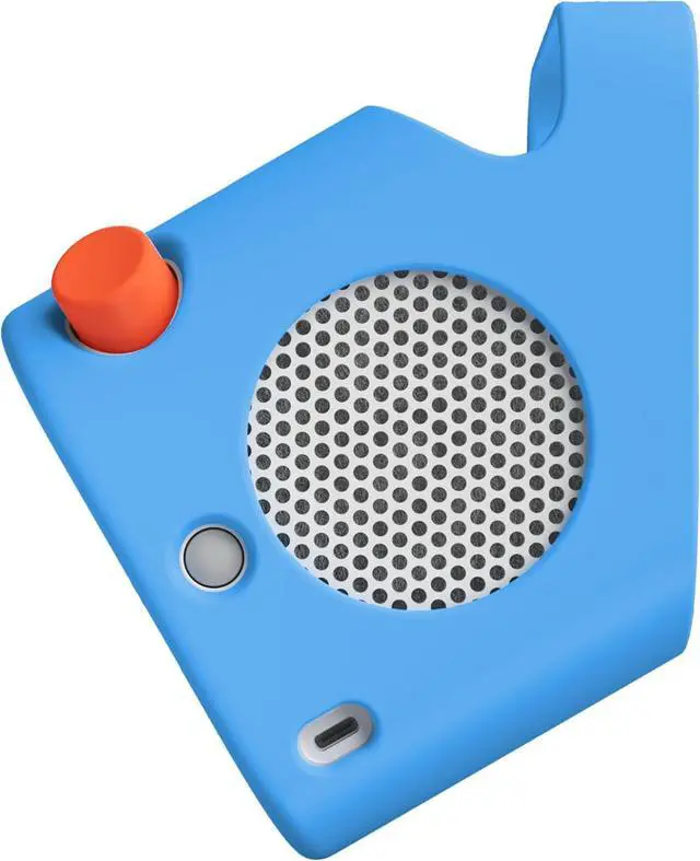 Alt view image 4 of 7 - YOTO Player (3rd Gen.) + Adventure Jacket Blue Bird  Kids Bluetooth Audio Speaker, All-in-1 Screen-Free Device Plays Stories Music Podcasts Radio White Noise Thermometer Nightlight Ok-to-Wake Clock