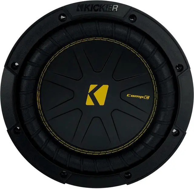 Alt view image 2 of 7 - Audiosavings Bundle: (1) Kicker 50CWCD84 CompC 8" Subwoofer DVC 4 ohm Car Stereo Sub CWCD84 Bundle with (1) Pair Rockville RPB3-BLACK Handheld Wireless Linking Portable Bluetooth Speakers (2 Items)