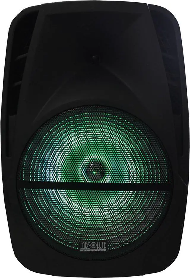 Alt view image 5 of 6 - Absolute PRO Series ASBAT15 15" 3000W Max Power Speaker with Built-in Bluetooth & Battery LCD/MP3/USB/Micro SD