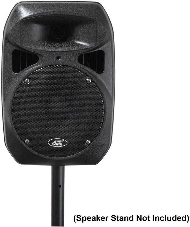 Alt view image 2 of 6 - Audio2000'S S6408 Portable Wireless PA System with Two Handheld Wireless Microphones and One Built-in Rechargeable Battery
