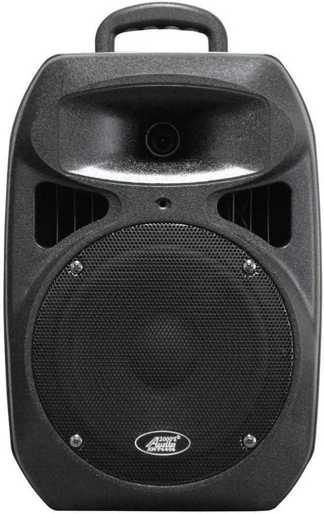 Alt view image 6 of 6 - Audio2000'S S6408 Portable Wireless PA System with Two Handheld Wireless Microphones and One Built-in Rechargeable Battery