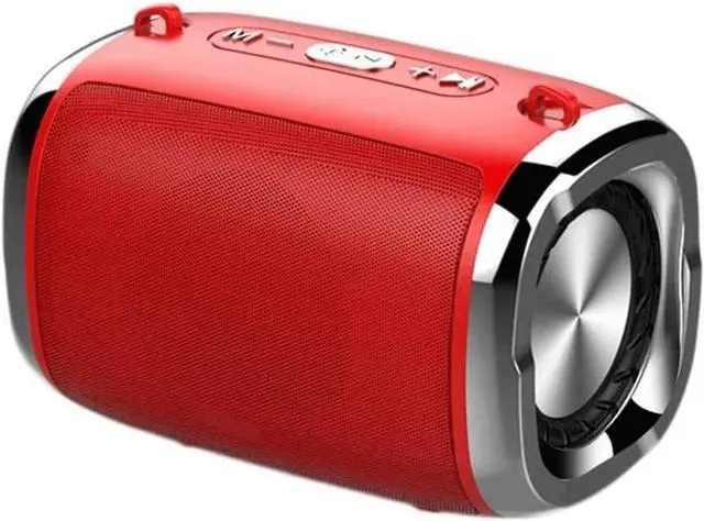 Main image of Bluetooth Portable Speaker, Compact Size, Surprisingly Loud Volume & Bass, 100 Foot Wireless Range, Perfect Travel Speaker(Red)