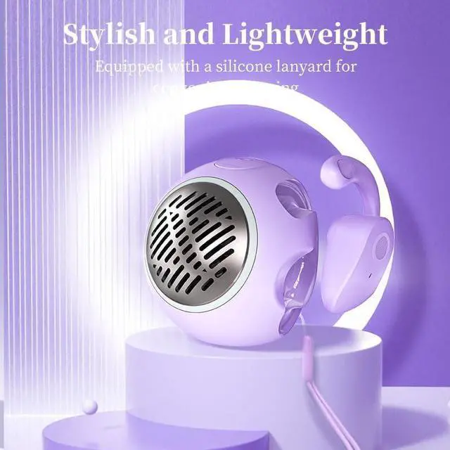 Alt view image 3 of 6 - Portable Bluetooth Speakers, Open Ear Headphones Wireless and Bluetooth Speaker, Waterproof Outdoor Speaker Bluetooth 5.4, Small Wireless Speakers, Open Ear Earbuds with Long Battery Life as Gifts