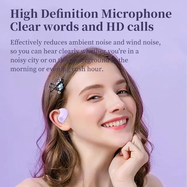 Alt view image 4 of 6 - Portable Bluetooth Speakers, Open Ear Headphones Wireless and Bluetooth Speaker, Waterproof Outdoor Speaker Bluetooth 5.4, Small Wireless Speakers, Open Ear Earbuds with Long Battery Life as Gifts