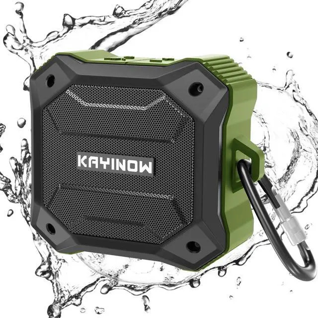 Alt view image 2 of 7 - 2 Pieces Waterproof Portable Bluetooth Shower Speaker,Hand Crank Emergency Radio Bluetooth Speaker Perfect for Home Outdoor Emergency