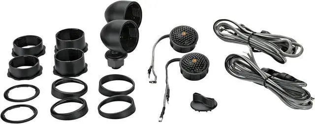 Alt view image 6 of 7 - Audiosavings Bundle: Kicker 51KST2504 0.75" Car Audio Tweeters w/Crossovers+Swivel Mount Bundle with (2) Rockville RPB1 10 Watt Waterproof Portable Handheld Bluetooth Speaker+NFC Loud! (3 Items)
