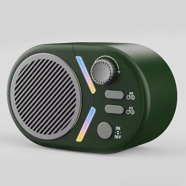 Alt view image 3 of 7 - Portable Bluetooth Speaker, 5W HD Sound with Rich Bass, Bluetooth 5.2, 10H Playtime, TF/AUX/FM, Hands-Free Call, Compact for Travel & Outdoor Red