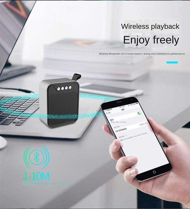 Alt view image 4 of 6 - Outdoor Speakers,Bluetooth Shower Speaker Waterproof,Portable Speaker, Bluetooth Wireless Speakers Portable Metal Bluetooth Speaker Outdoor Mini Subwoofer Wireless Customization