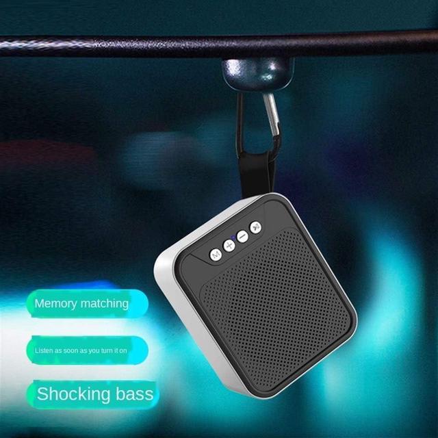 Alt view image 2 of 6 - Outdoor Speakers,Bluetooth Shower Speaker Waterproof,Portable Speaker, Bluetooth Wireless Speakers Portable Metal Bluetooth Speaker Outdoor Mini Subwoofer Wireless Customization