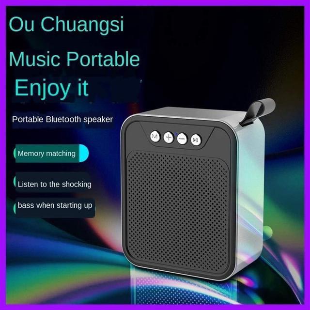 Alt view image 3 of 6 - Outdoor Speakers,Bluetooth Shower Speaker Waterproof,Portable Speaker, Bluetooth Wireless Speakers Portable Metal Bluetooth Speaker Outdoor Mini Subwoofer Wireless Customization
