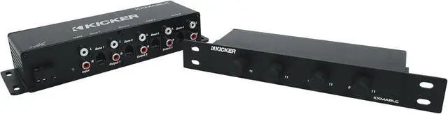 Alt view image 2 of 7 - Audiosavings Bundle (1) Kicker 48KXMARLC 4-Zone Boat/RV Remote Level Control for Marine Amplifiers Bundle with (1) Rockville GO Party MAX BASS Large Portable LED Bluetooth Speaker (Items 2)