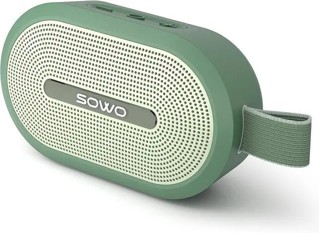 Alt view image 2 of 7 - SOWO Wireless Bluetooth Speaker, Ultra Portable Magnetic Speaker, Coverless IP67 Waterproof Design, 24 H Playtime, Small Speaker with Pro Sound, for Indoors, Outdoors, Hiking and Golf Speaker