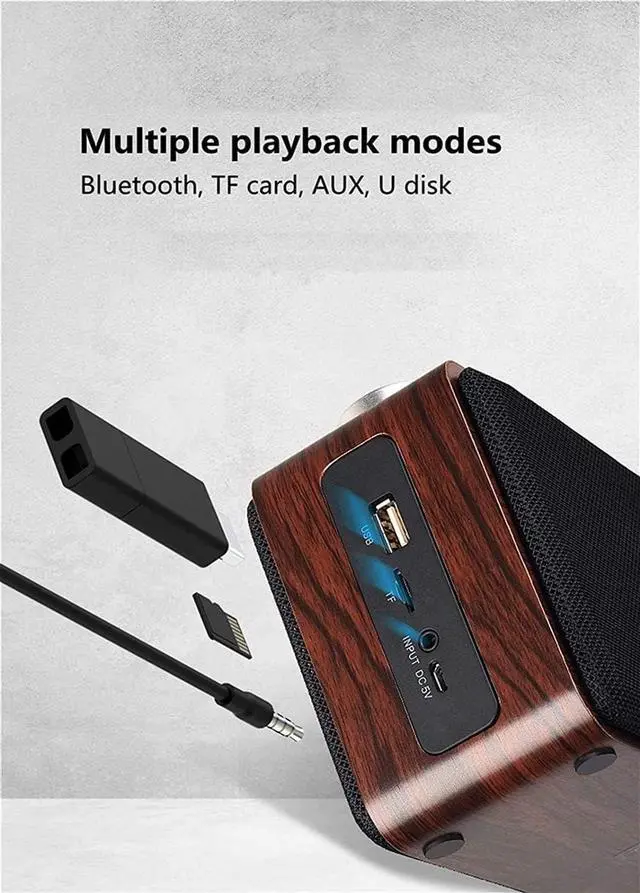 Alt view image 4 of 6 - Bluetooth Speakers, Portable Wireless Speaker Loud Sound, Waterproof, Enhanced Bass, Dual Pairing, Outdoor