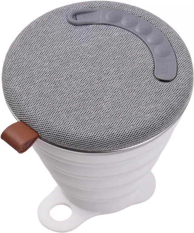 Main image of Portable Bluetooth Speakers Wireless, Multifunctional Folding Portable Speaker, Sleep Sound Machine with 10 Hrs Playtime, TWS, Night Lighting Timer Sleep Aid for Travel Outdoor - Black/Grey