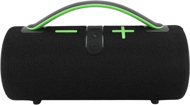 Main image of WL Bluetooth Speaker, IPX4 Water Bluetooth V5.3 Speaker with RGB Lights, Built in Mic, Portable Speaker with Handle for Outdoor, Pool, Beach, Immersive Sound (Green