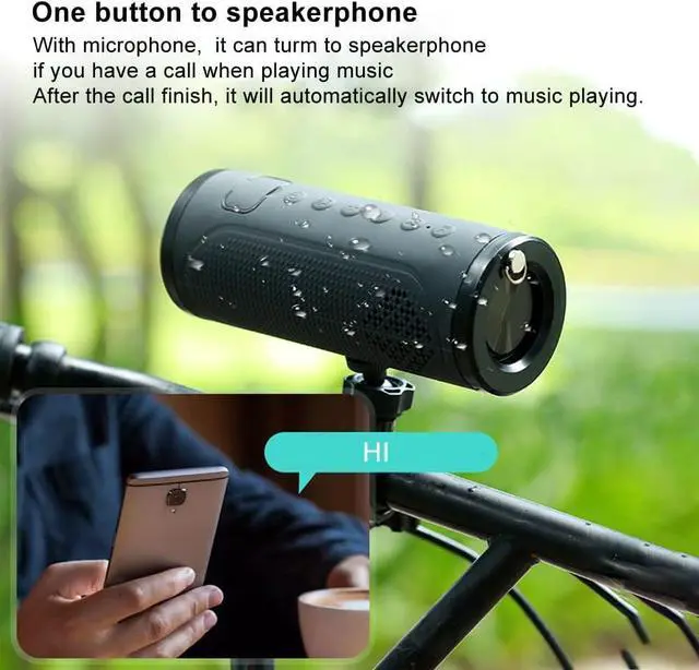 Alt view image 2 of 7 - Bluetooth Speaker, X12 Portable Outdoor Cycling Bluetooth Subwoofer Portable Bluetooth Speaker for Travel, Sport