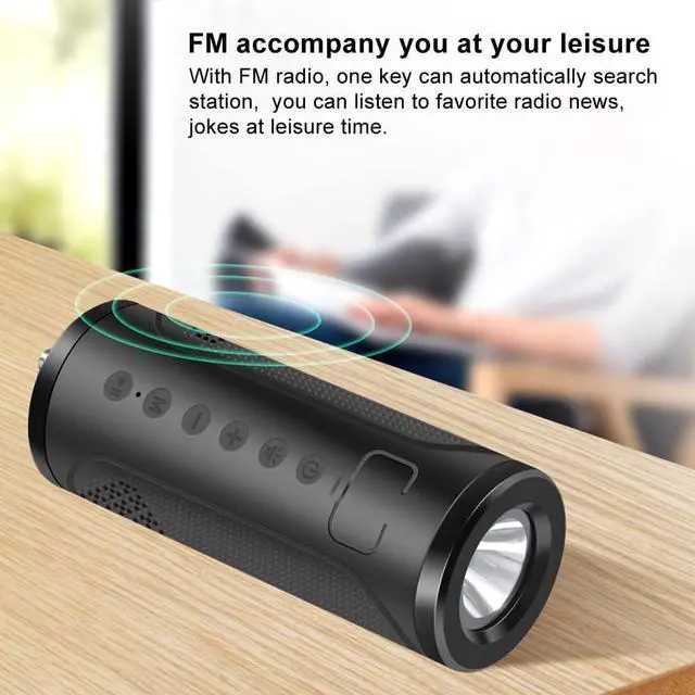 Alt view image 3 of 7 - Bluetooth Speaker, X12 Portable Outdoor Cycling Bluetooth Subwoofer Portable Bluetooth Speaker for Travel, Sport