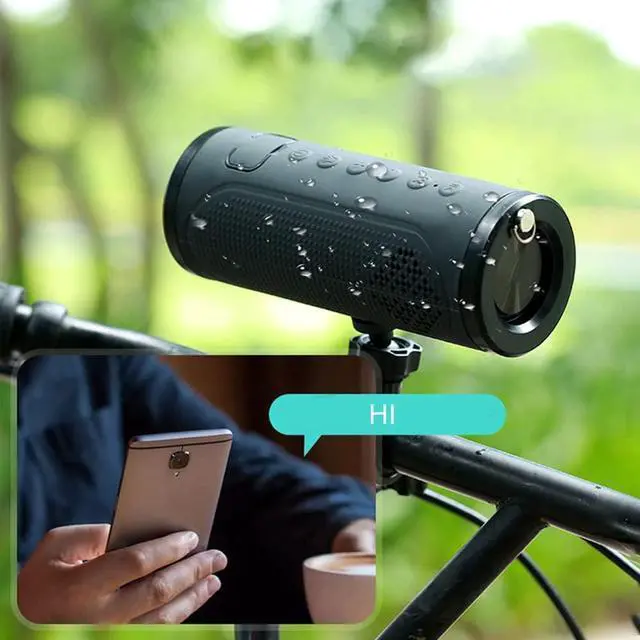 Alt view image 6 of 7 - Bluetooth Speaker, X12 Portable Outdoor Cycling Bluetooth Subwoofer Portable Bluetooth Speaker for Travel, Sport