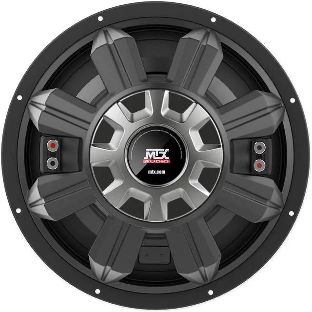 Alt view image 5 of 7 - Audiosavings Bundle: 5512-22 12" 800 Watt Peak/400 Watt RMS DVC 2-ohm Car Audio Subwoofer Sub Bundle with Rockville RockShip 50 Watt Portable Bluetooth Speaker w/LED Lights+Radio/USB/AUX (2 Items)